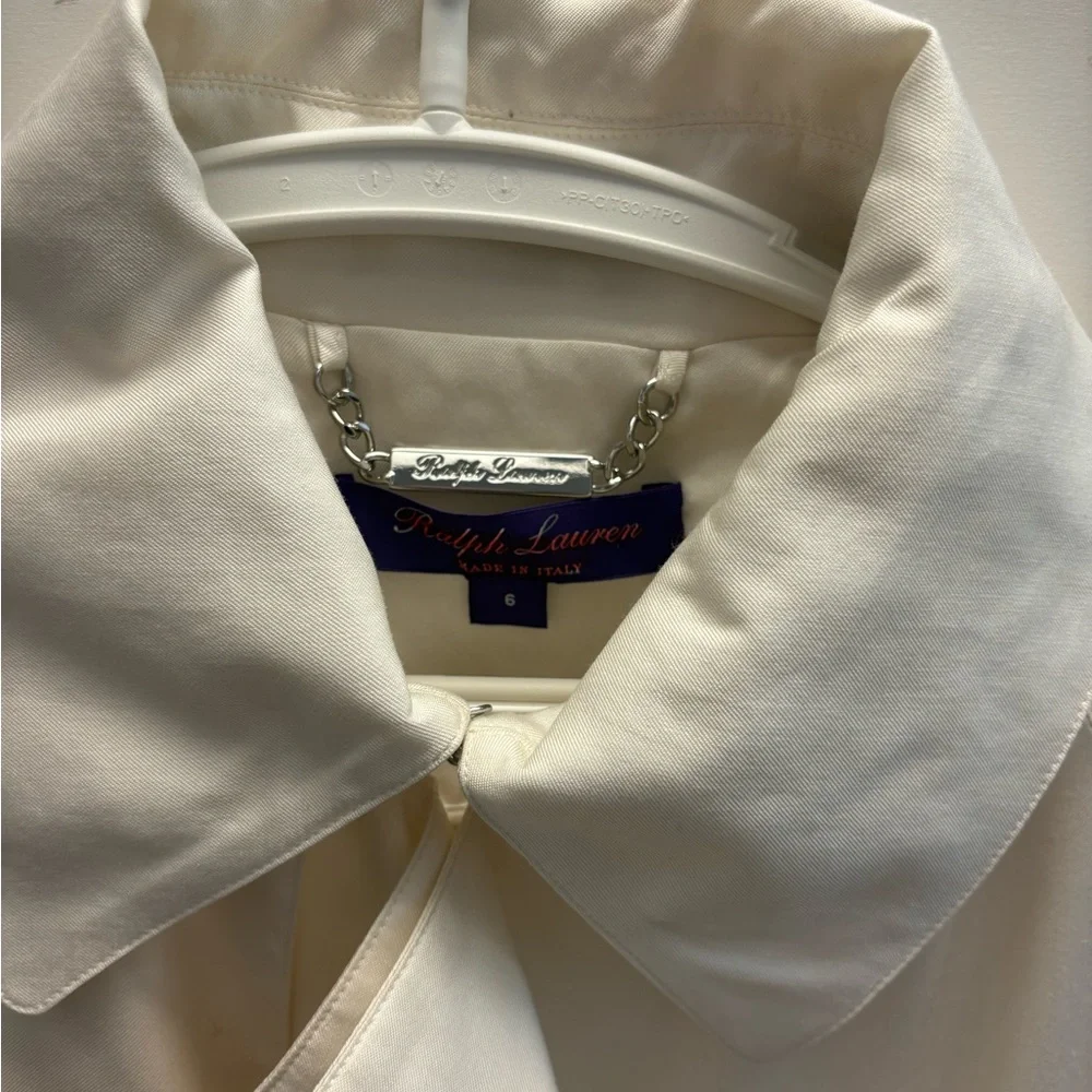 100% Silk Trench Coat - Picture 2 of 7